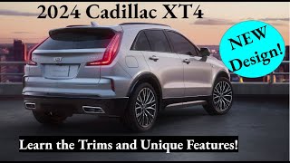 2024 Cadillac XT4 Trims Key Features and More [upl. by Ymaj]