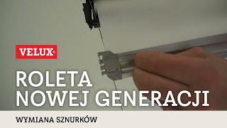 Wymiana sznurków w rolecie Nowej Generacji [upl. by Nivre]