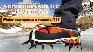 Crampones o raquetas de nieveDisfrutando de la montaña en invierno [upl. by Anitsyrhk]