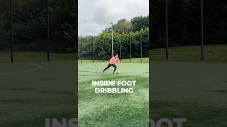 Inside foot dribbling PART 1 football soccer footballcoaching [upl. by Ainos]