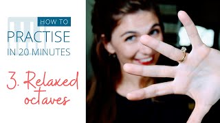 How to practise OCTAVES in 20 minutes Efficient piano practice tips  Professional piano practice [upl. by Zoi800]