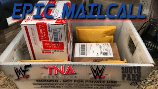 EPIC MAILCALL Mystery WWF WWE amp TNA Unboxing Whats Inside [upl. by Noraj895]