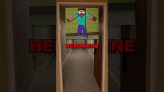 😱HEROBRINE in THE BACKROOMS  Found Footage🔑🚪 shorts backrooms creepypasta [upl. by Annim931]