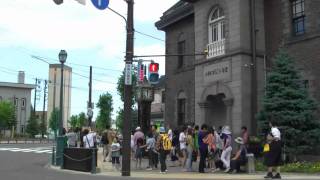 オルゴール堂と12時に蒸気を吹く蒸気時計 北海道小樽市 MusicBox Shop amp Steam Clock in Otaru Hokkaido [upl. by Safire115]