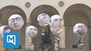 G7Gipfel Demo auf dem Odeonsplatz  quotMehr als heiße Luftquot [upl. by Aihsiym494]