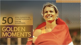 Schippers retains 100m title in front of home crowd  50 Golden Moments [upl. by Acirrehs]