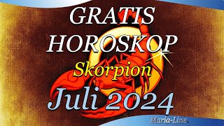 ❤️ Skorpion Horoskop für Juli 2024 Liebe Beruf Gesundheit amp Spirituelles Monatshoroskop [upl. by Annahs]