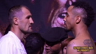 ANDRE WARD VS SERGEY KOVALEV  FACE OFF amp WEIGH IN  REACTION [upl. by Laforge575]