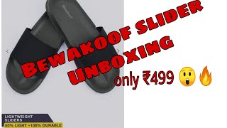 Bewakoof Sliders unboxing and review [upl. by Yenruoj]