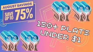 Get Over 150 EASY Platinums for Under 1 Each August Savings Sale August 2024 [upl. by Chon]