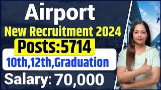 AirPort Vacancy 2024  Indigo Airlines Recruitment 2024  Airport Job Vacancy 2024  Indigo Jobs [upl. by Ytirev]