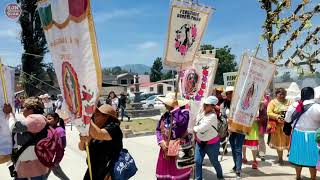 Procesión a la Virgen de Guadalupe en Crescencio Morales en Zitácuaro [upl. by Etnwahs]