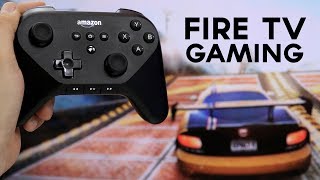 Amazon Fire TV Gaming Demo And Controller Overview [upl. by Htepsle]