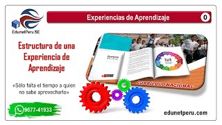 Experiencias de Aprendizaje Estructura [upl. by Ainehta]