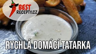 RYCHLÁ DOMÁCÍ TATARKA💚NEJLEPŠÍ TATARSKÁ OMÁČKA🛎 [upl. by Imotih832]