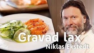 Gravad lax med rosépeppar  påskrecept av Niklas Ekstedt [upl. by Akinar]