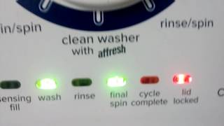 How to enter Amana washer into automatic diagnostic mode [upl. by Aihcropal]