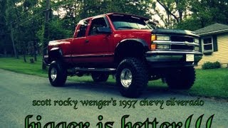 1997 lifted chevy silveradostepside  z71  fully loaded [upl. by Aleyam]