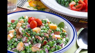 Easy Peasy Pea Salad [upl. by Onnem]