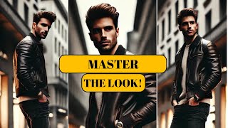 How to Match a Leather Jacket with Jeans  The Ultimate Guide to Mastering the Look [upl. by Ilrebmyk90]