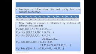 Information Coding Theory Part 12  Nonsystematic Hamming Code 1410 hamming Code [upl. by Akenat799]