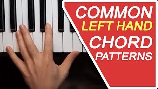 Common Left Hand Chord Patterns You Need to Know [upl. by Erodroeht293]