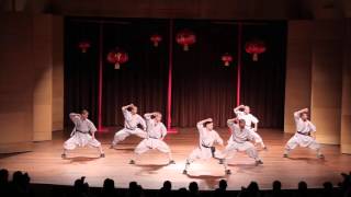 Shaolin Kungfu performance at Huntington library [upl. by Ihcehcu]