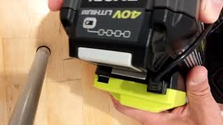 Ryobi OP40401 40V battery flashing lights and balance fix [upl. by Lorrac958]