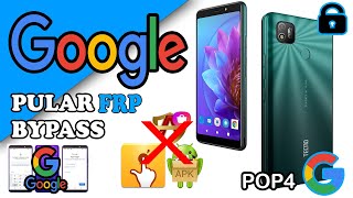 TECNO POP 4 PULAR CONTA GOOGLE FRP BYPASS REMOVE [upl. by Schoenfelder]