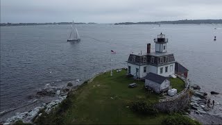 Overnight stay  Rose Island lighthouse in Newport Rhode Island [upl. by Milicent546]