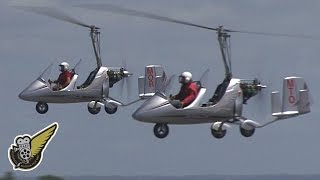 Massed Gyroplane Formation Display [upl. by Edras]