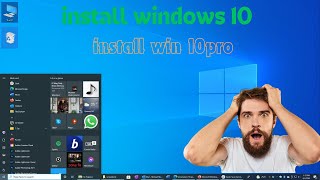 how to install windows 10 from bootable USB  install windows 10 stepbystep [upl. by Htnnek]