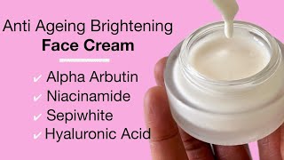 Anti Ageing Face Cream With Alpha Arbutin Sepiwhite Niacinamide Hyaluronic Acid Advanced Formula [upl. by Mallin]