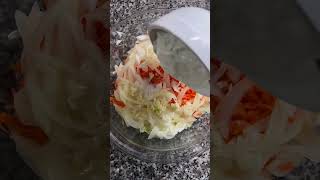 Coleslaw Salata Tarifi asmr keşfet youtubeshorts coleslaw youtubechannel reklam değil shorts [upl. by Alsworth]