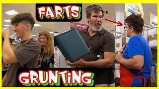 FARTING with GRUNTING NOISES amp FUNNY FACES 😜💩 Fart Prank 6 [upl. by Brand]