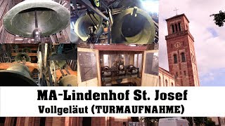 MannheimLindenhof St Josef Vollgeläut Turmaufnahme [upl. by Bayard]