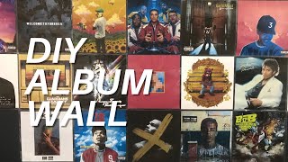 How to make a DIY Album Wall for CHEAP [upl. by Born733]