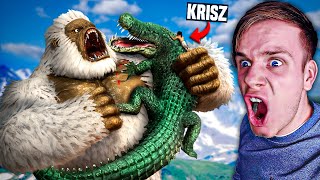 GIGA KROKODIL vs ÓRIÁS GORILLA BOSS 😱  ARK Survival Ascended 38 [upl. by Notlrahc]