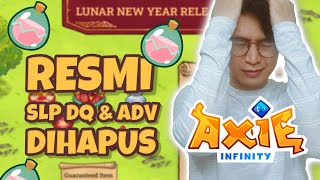 REWARD SLP ARENA DIKURANGI UPDATE OFFICIAL  AXIE INFINITY INDONESIA [upl. by Tobie]