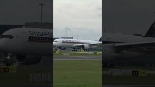 singapore a350 stunning rotation aviation planespotting planes [upl. by Sane]