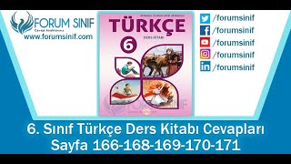 6 Sınıf Türkçe Ders Kitabı 166168169170171 Sayfa Cevapları MEB Yayınları [upl. by Ahsilif665]