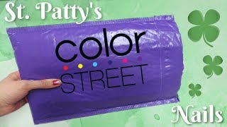 Color Street  St Patricks Day 2019 Nail Collection [upl. by Anihsat]