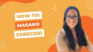 How to Do the Masako Exercise  Dysphagia [upl. by Norean]