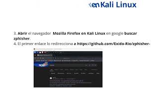 Pruebas de seguridad informatica con Kali Linux y Zphisher [upl. by Amehr]