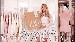 ZARA Spring 2019 Try On Haul 🌸  Spring Fashion Edit  Freddy My Love [upl. by Oirasan]