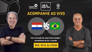 PARAGUAI 1 x 0 BRASIL  Eliminatórias  8ª rodada  10092024  AO VIVO [upl. by Ajed]