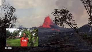 USGS Status Update of Kīlauea Volcano  May 28 2018 [upl. by Anniram]