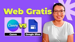 Dónde crear una PÁGINA WEB GRATIS y fácil  Google sites o Canva en 2024 [upl. by Alleul947]