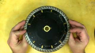 Ridgid 7” Turbo Rim Diamond Blade Review [upl. by Arykat66]