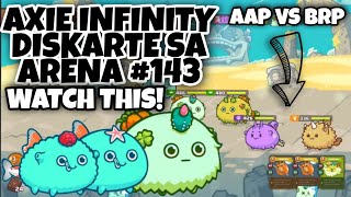 AXIE INFINITY DISKARTE SA ARENA  JANUARY 21 2022  AAP AXIE ARENA STRATEGY 143 [upl. by Cagle862]